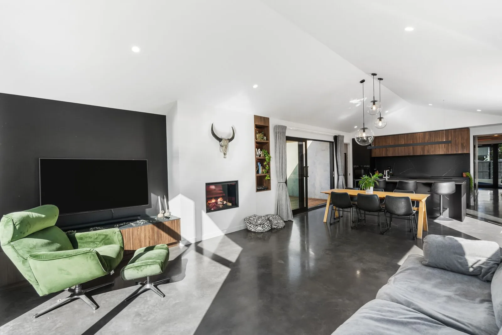 An open home in progress