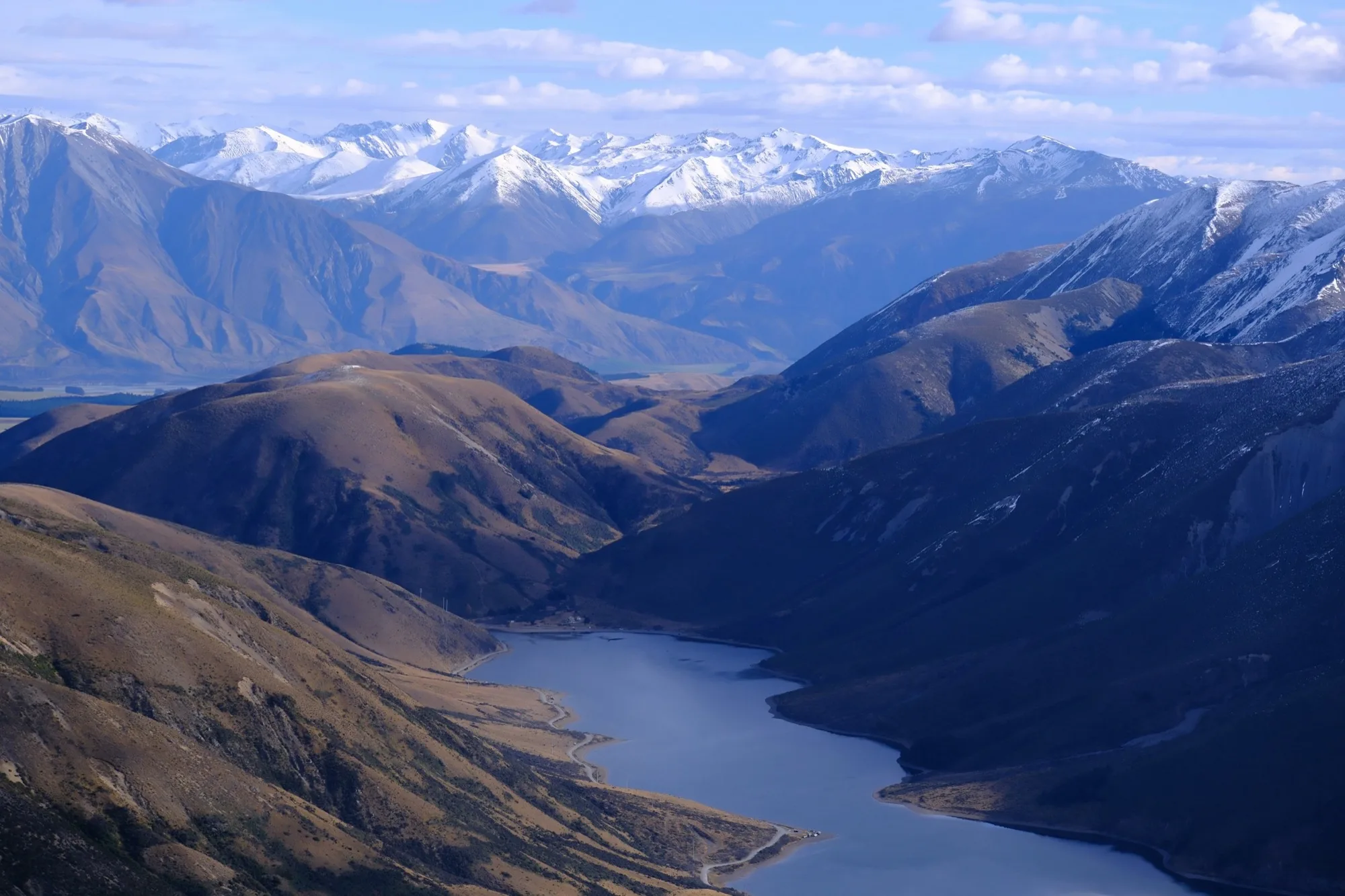South Island landscape — Canterbury plains at golden hour